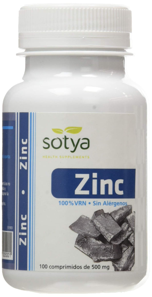 Sotya Zinc de 500 mg - 100 Comprimidos