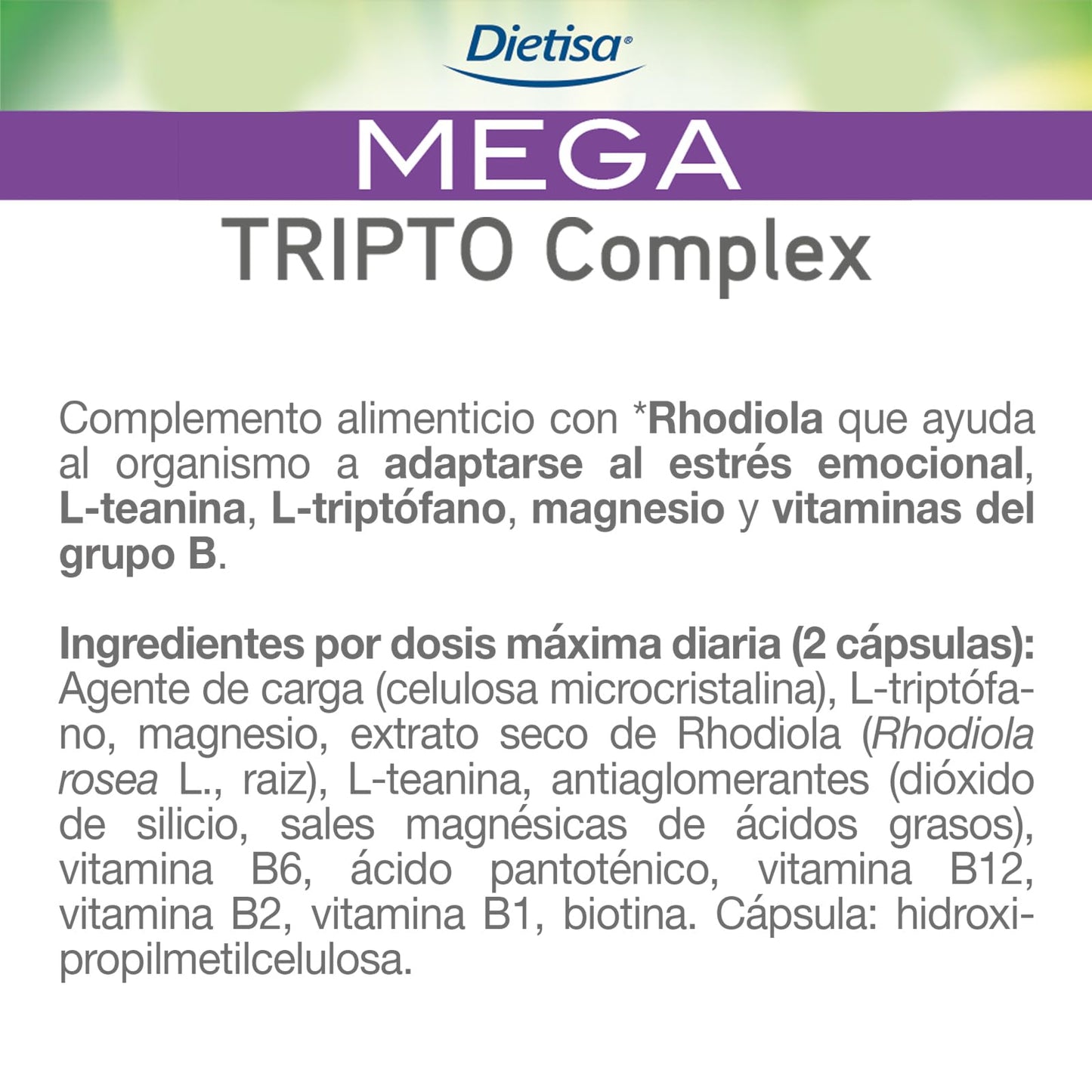 MEGA TRIPTO COMPLEX 60 Caps