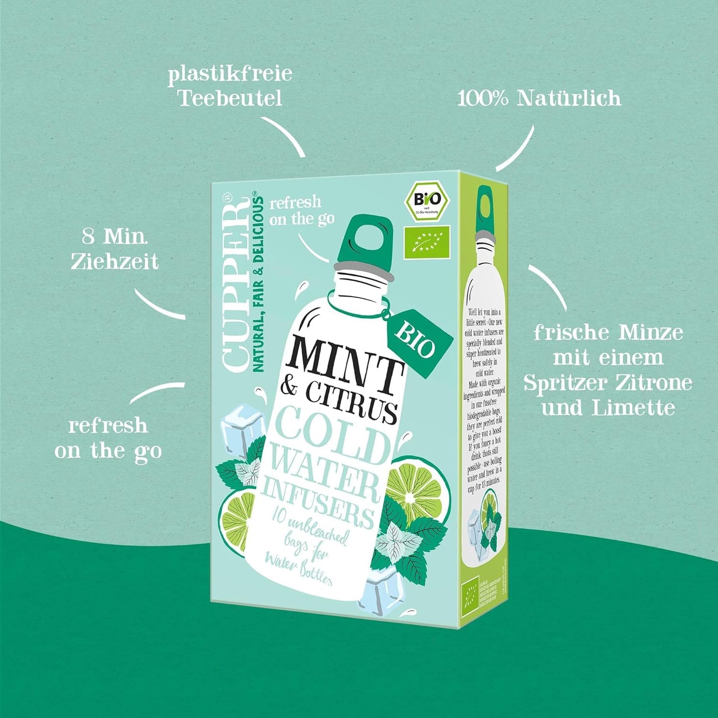 INFUSION FRIA DE MENTA Y CITRICOA BIO 10 Bolsas