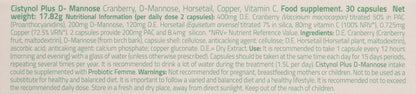 Sakai Cistynol Plus D-Manosa 30 Cap 30 Cap Sakai 100 g