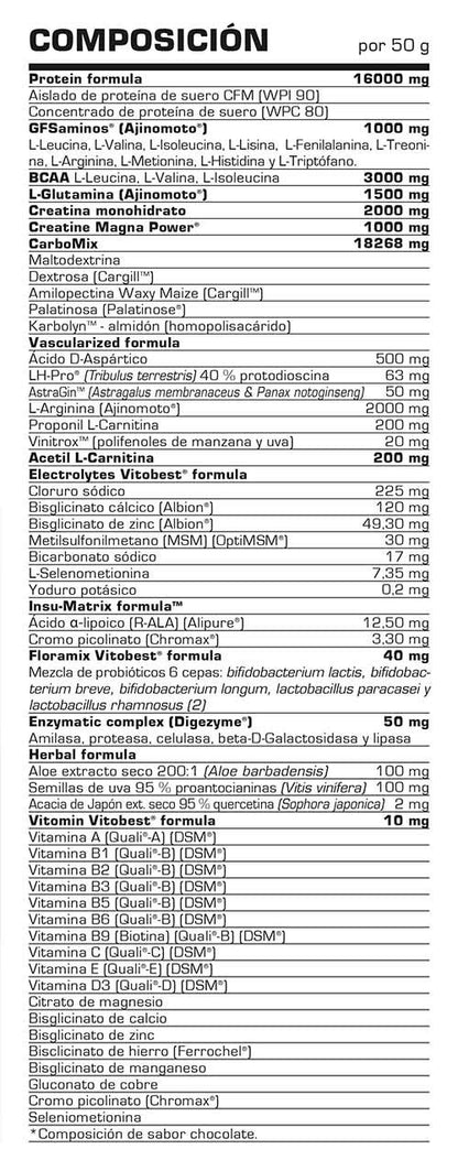 ANABOLIC HERO 3 lb - Suplementos Alimentación y Suplementos Deportivos - Vitobest (Vainilla)