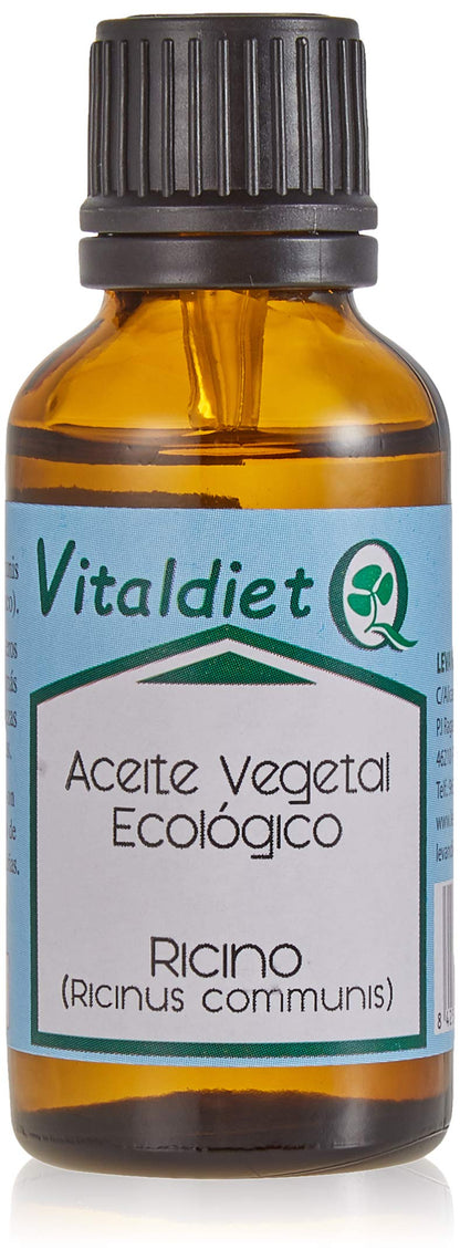 Vitaldiet, ACEITE DE RICINO BIO- 30 ml (cejas y pestañas, vegano), 30 mililitro, 1