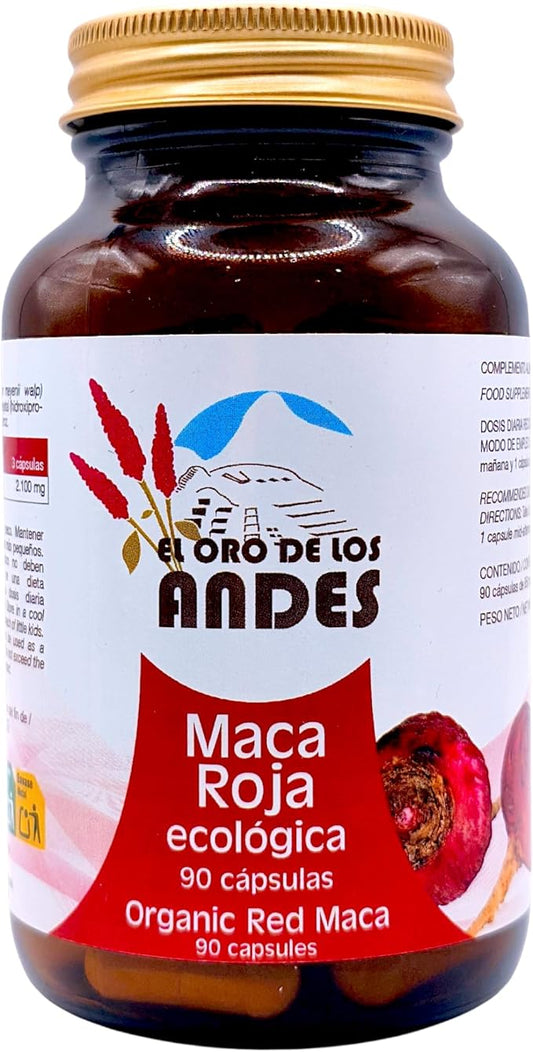 Maca Roja 90caps ECO. El Oro de los Andes