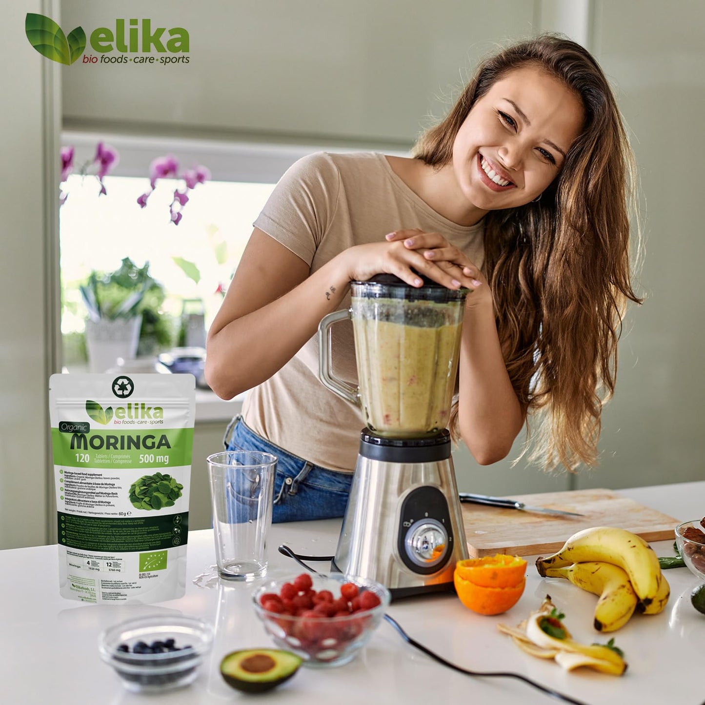 Elikafood Moringa 500 Mg 90 Comp Bote De 90 Comprimidos - 300 g