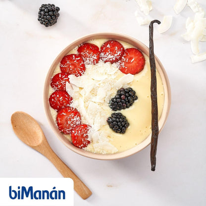 biManán - Natillas de Chocolate, Crema Sustitutiva de Comidas para Adelgazar, Bajas en Calorías, Ayudan a Perder y Controlar el Peso