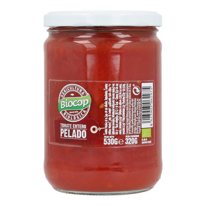 TOMATE ENTERO PELADO BIOCOP 530 G