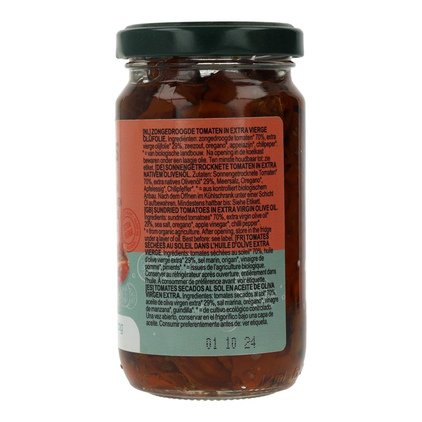 Terrasana Tomates Secados Al Sol En Aceite De Oliva Virgen E 180 G 180 ml