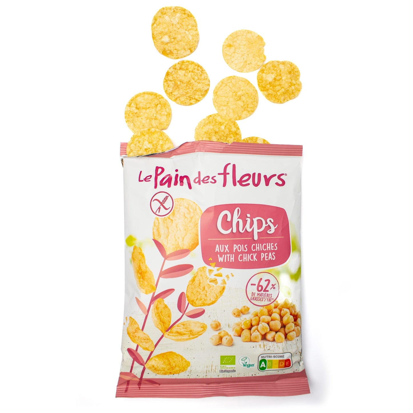 LE PAIN DE FLEURS Chips GARBANZOS 50g LE Pain DE FREURS, Estándar, Único, 50