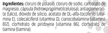 AMLsport - Sales minerales – 25 cápsulas hidratación durante y después del entreno. Apto para veganos.