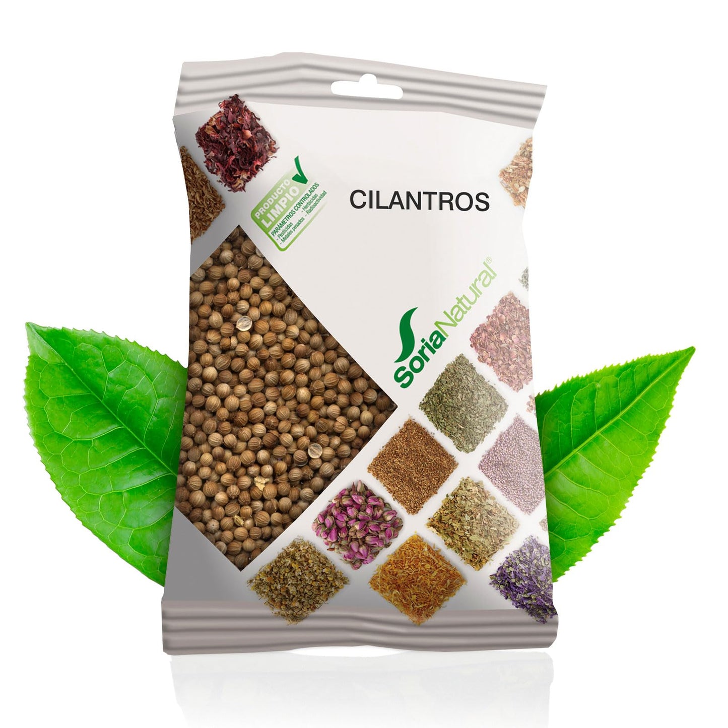 Soria Natural Cilantros Bolsa, Blanco, 60 Ml