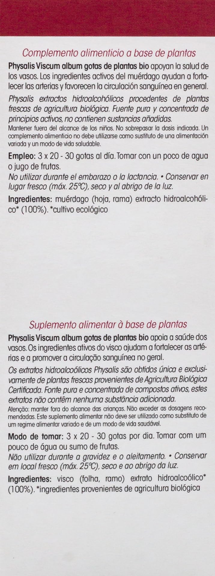 Physalis Viscum Album (Muerdago) 100 ml