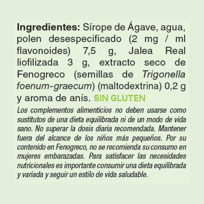 Osito Sanito Comilón 150 ml | Jarabe Infantil para Aumentar el Apetito - A base de Polen de Abeja, Jalea Real y Fenogreco - Con Sirope de Ágave. Sin gluten, Sin Edulcorantes | Laboratorios Tongil