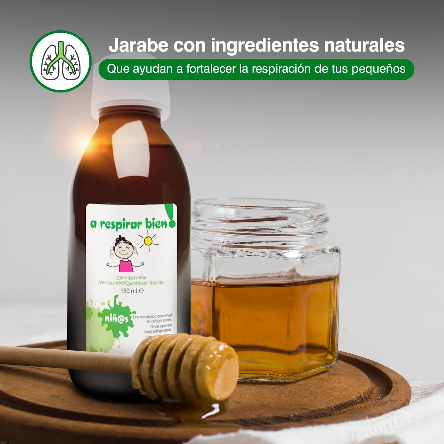 Soria Natural A Respirar Bien Niñ@S Jarabe - 150 ml