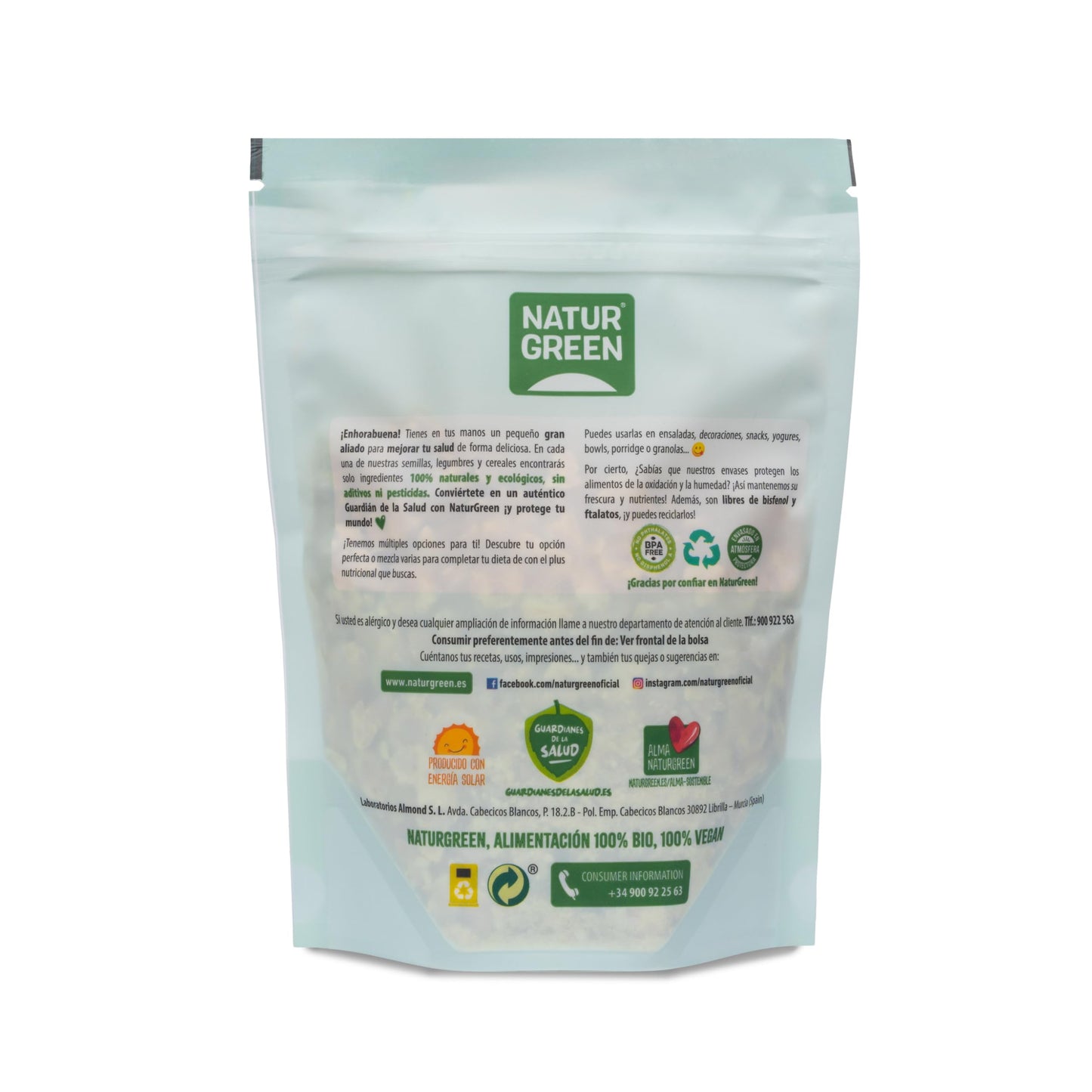 Copos de Garbanzo Bio 225 gr