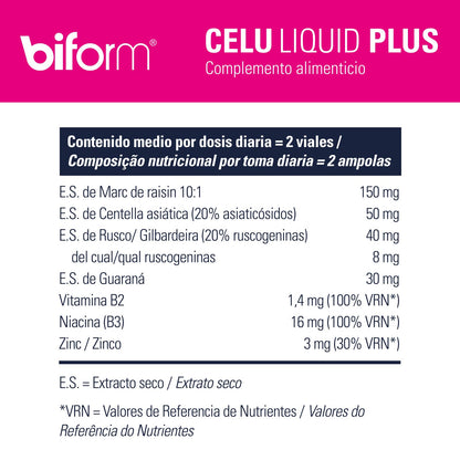 Dielisa, Biform, Celulíquid Plus Complemento Alimenticio, 14 viales