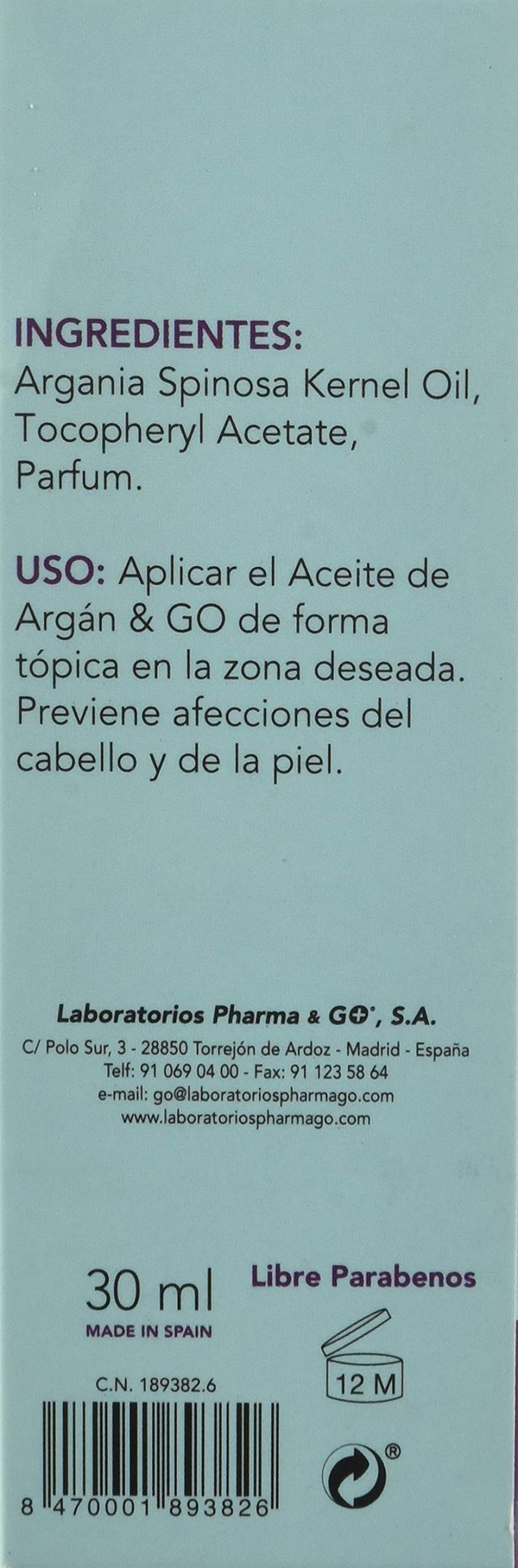 Pharma & Go, Aceite corporal - 1 Unidad