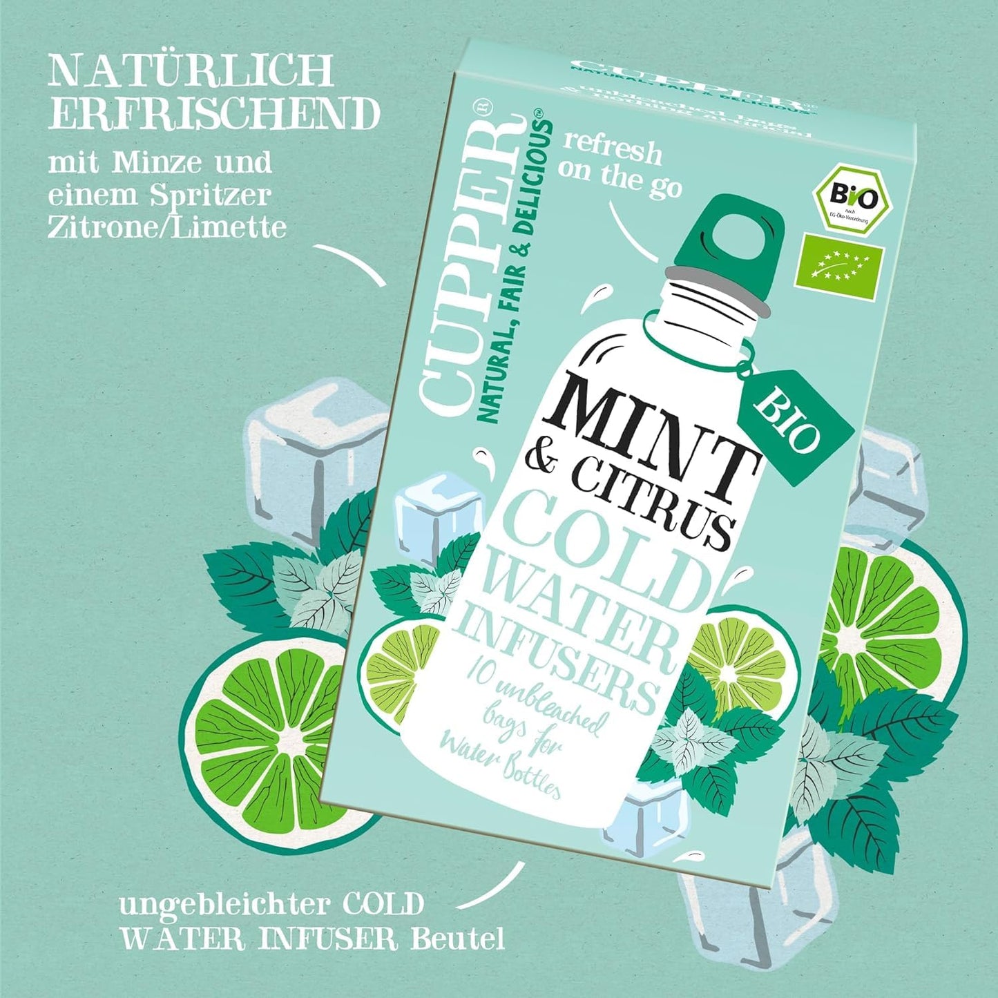 INFUSION FRIA DE MENTA Y CITRICOA BIO 10 Bolsas