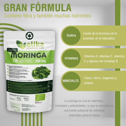 Elikafood Moringa 500 Mg 90 Comp Bote De 90 Comprimidos - 300 g