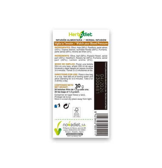 HERBODIET VIGILA TENSION 20Fil