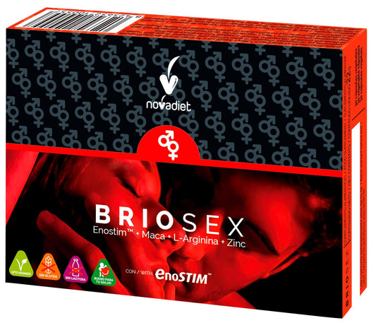 Novadiet BRIOSEX Cap Nova Diet, Negro, Único