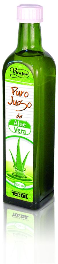 Jugo Puro de Aloe Vera Vitaloe 500 ml Natural Refrescante