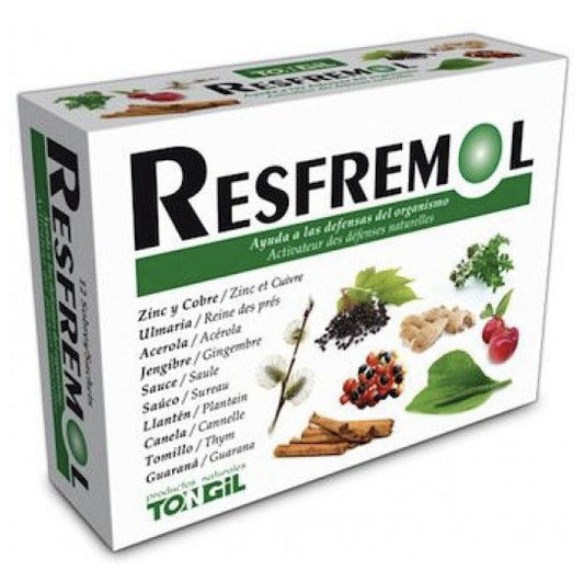 Resfremol Tongil 12 sobres inmuno‑refuerzo natural con zinc y acerola
