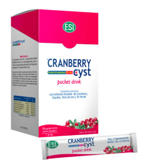 Cranberry Cyst Pocket Drink ESI 16 Sobres para Salud Urinaria