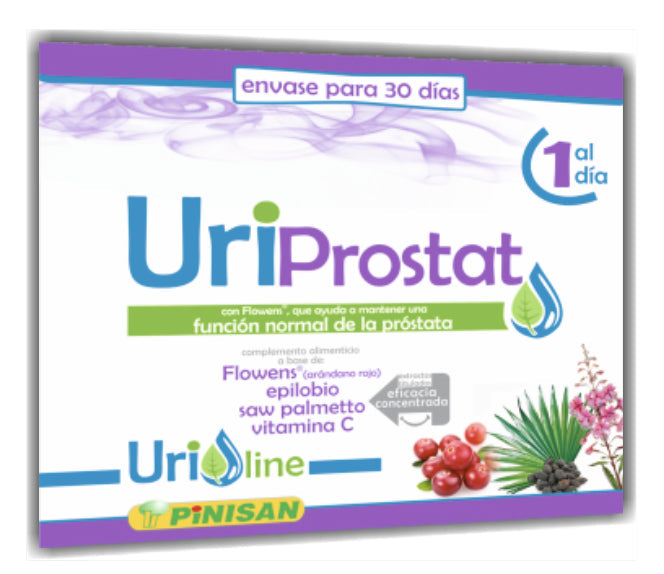 UriProstat Pinisan 30 Cápsulas Suplemento Natural para la Próstata