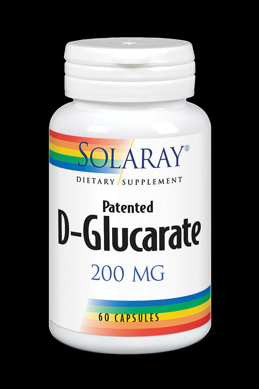 Calcio D-Glucarato Solaray 60 Cápsulas Desintoxicante Hepático Natural