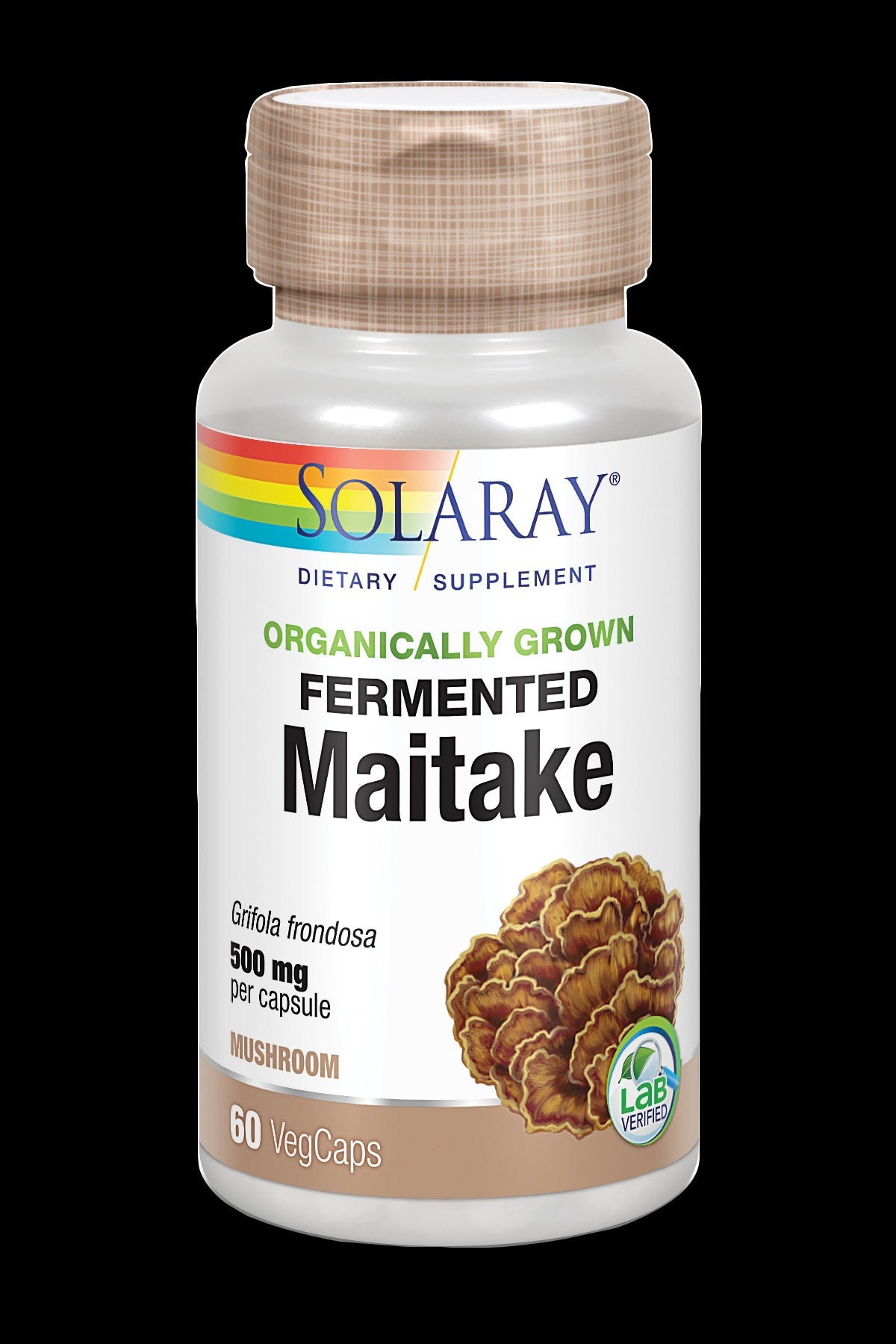 Maitake Fermentado Solaray – 60 Cápsulas de Beta‑Glucanos Potentes