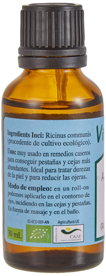 Vitaldiet, ACEITE DE RICINO BIO- 30 ml (cejas y pestañas, vegano), 30 mililitro, 1