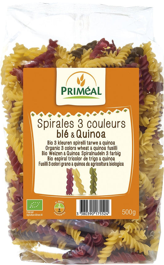 Primeal Espirales Con Quinoa Tricolor 500 G