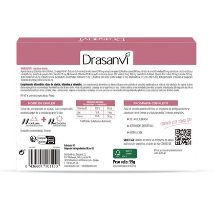 Drasanvi SILUET 360 - Programa completo - Fiit-ns® + Nopal + Picolinato de Cromo + Ácido hialurónico - Ayuda en el control de la pérdida de peso - 120 comprimidos, 1