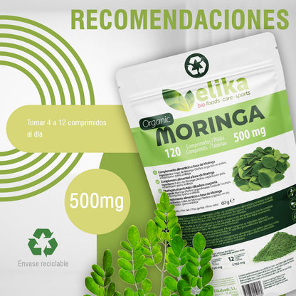 Elikafood Moringa 500 Mg 90 Comp Bote De 90 Comprimidos - 300 g