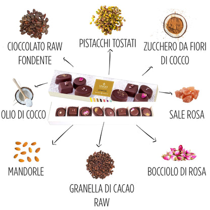 Bombones rellenos de praliné sin gluten BIO (8 uds de 10g) - Vivoo - 80g