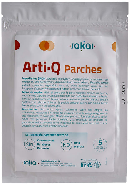 Sakai Laboratorios Arti-Q Parches - 5 Unidades
