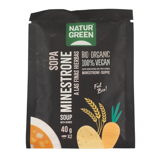 NaturGreen Sopa de Minestrone Finas Hierbas Bio 40g