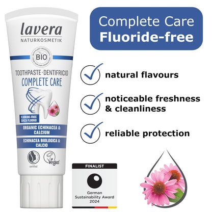 Lavera Pasta orgánica para el cuidado completo de Echinacea and Fluorure, 75 ml