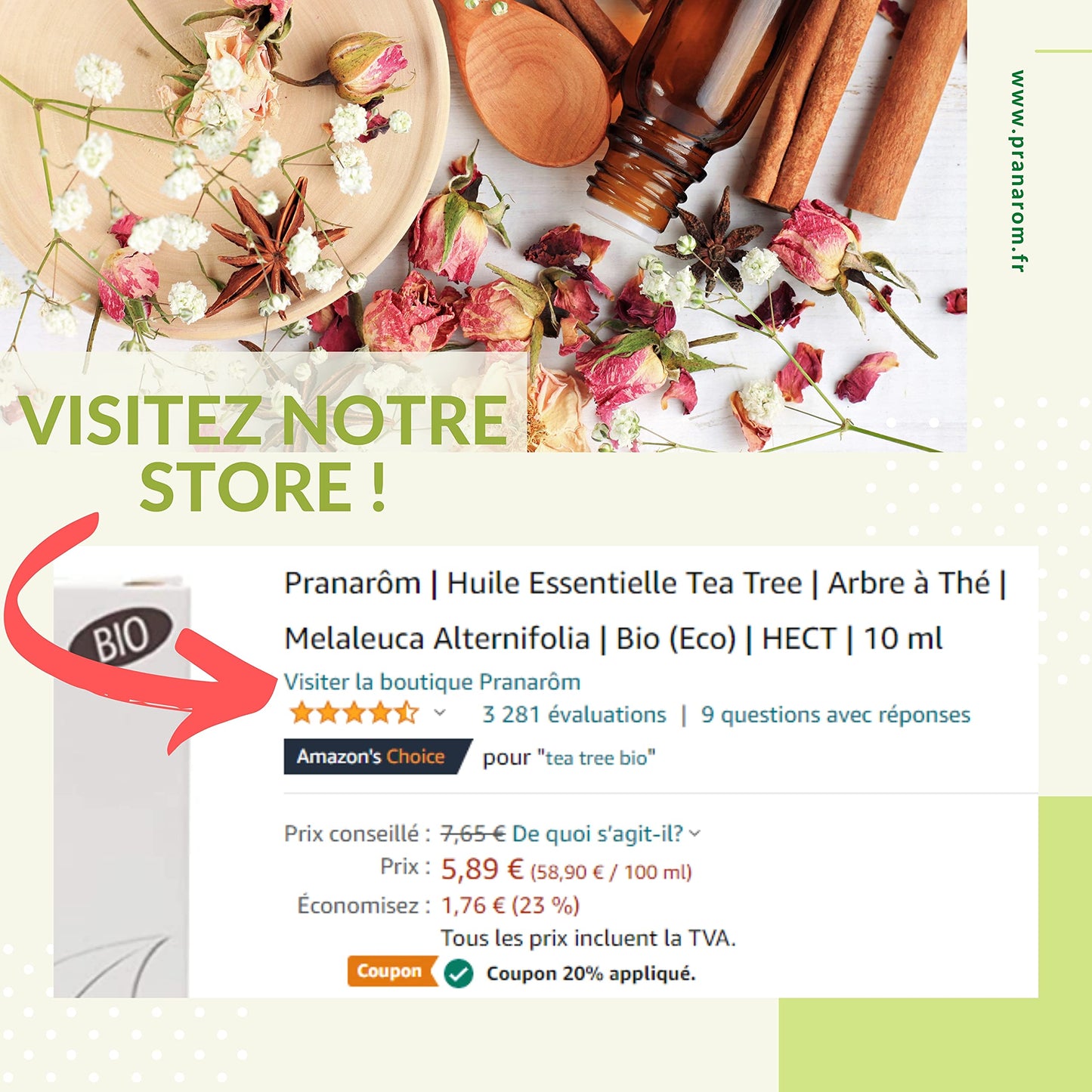 Pranarôm Aceite Esencial Cymbopogon Citratus 10 ml