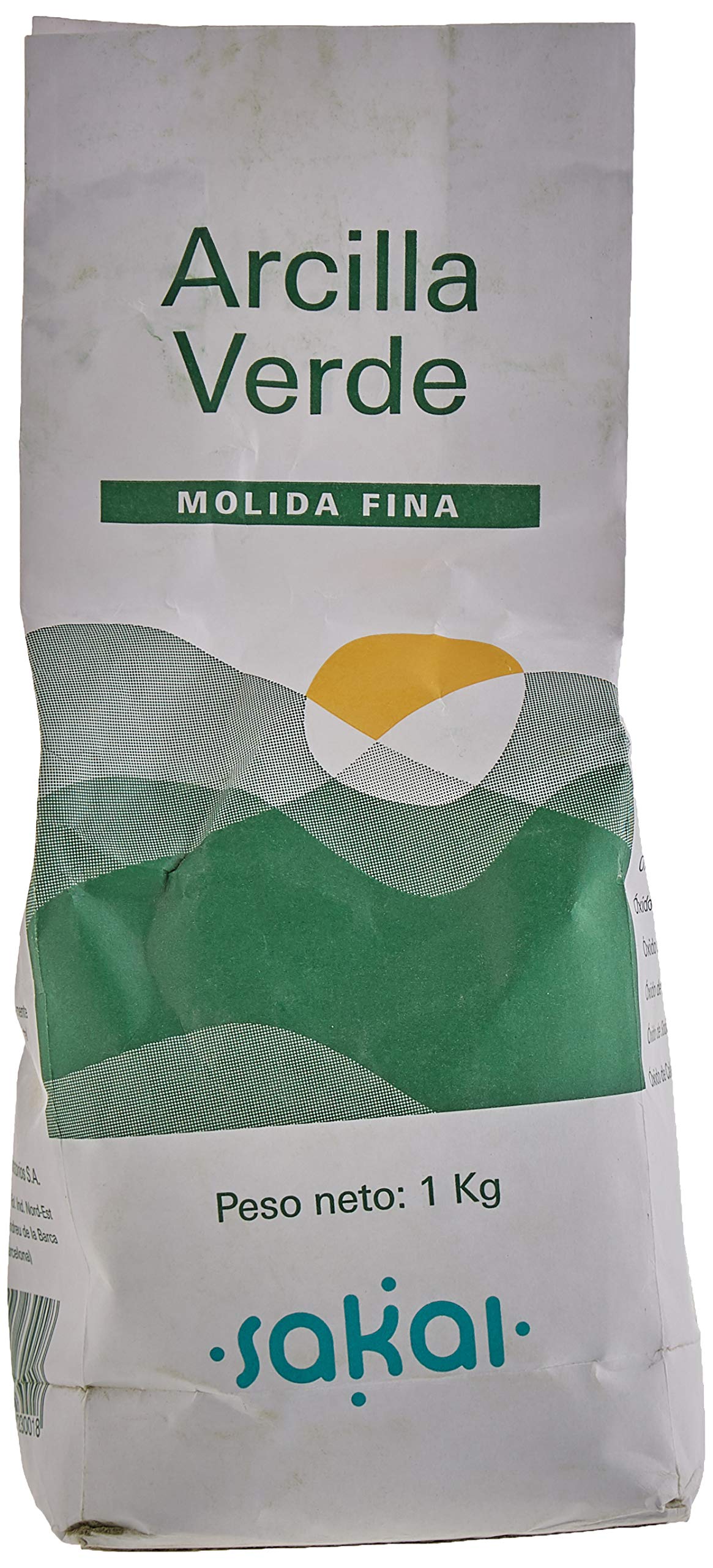 ARCILLA FINA 1 kg VERDE