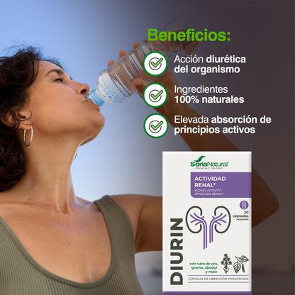 Diurin 10-C XXI Liberación prolongada - 30 cápsulas