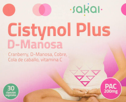Sakai Cistynol Plus D-Manosa 30 Cap 30 Cap Sakai 100 g
