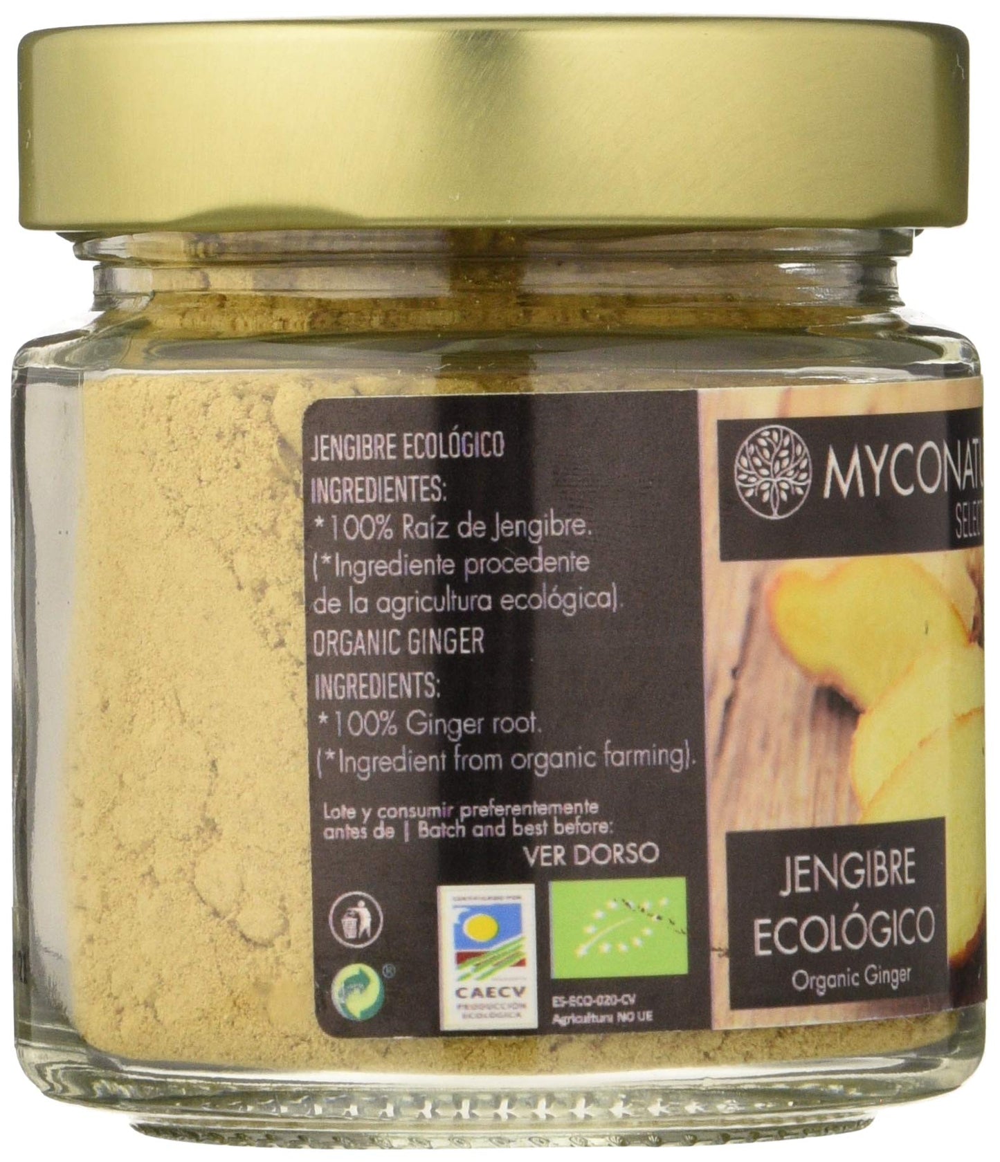 Mycofoods Jengibre En Polvo 80 Gr