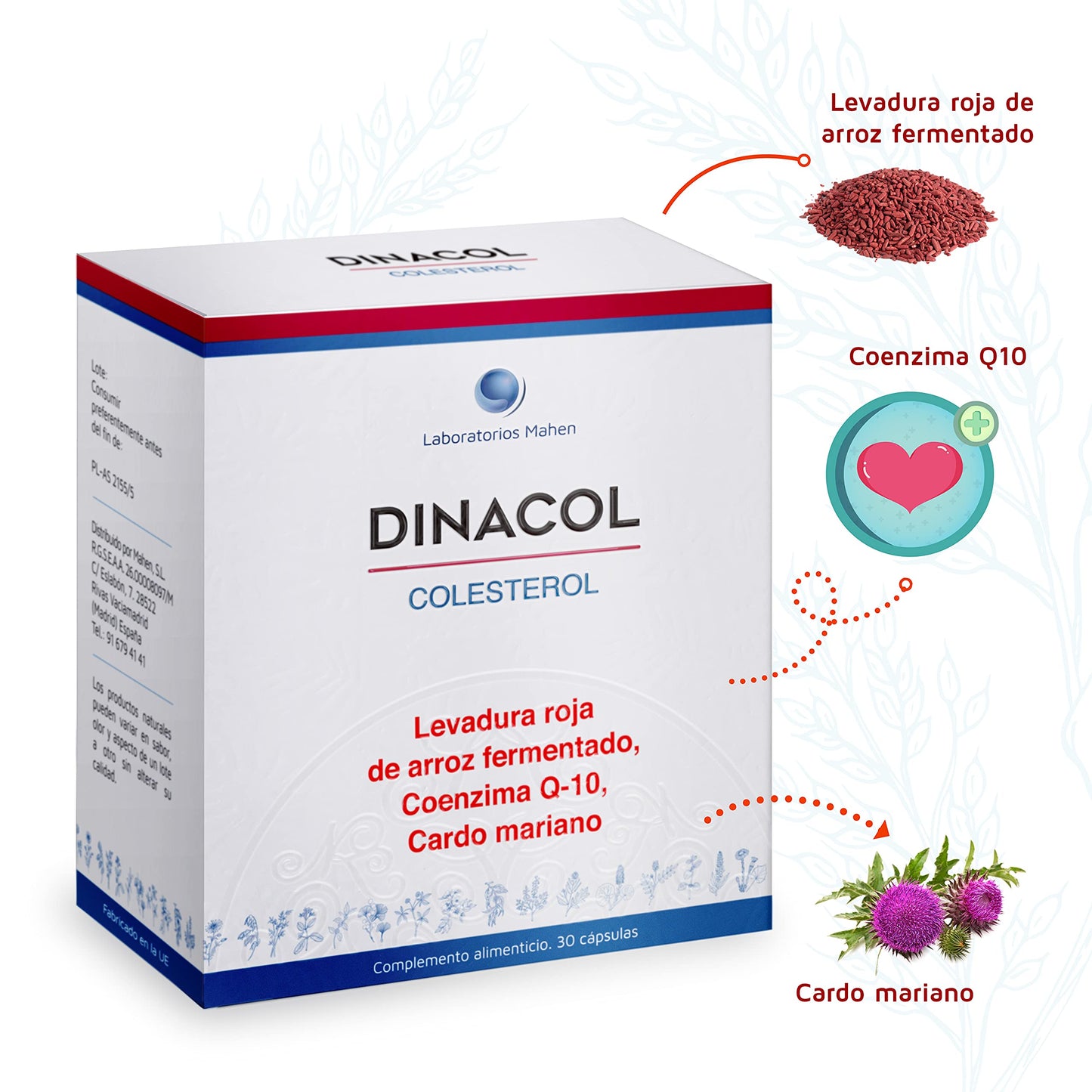Dinadiet Dinacol 30 Cápsulas