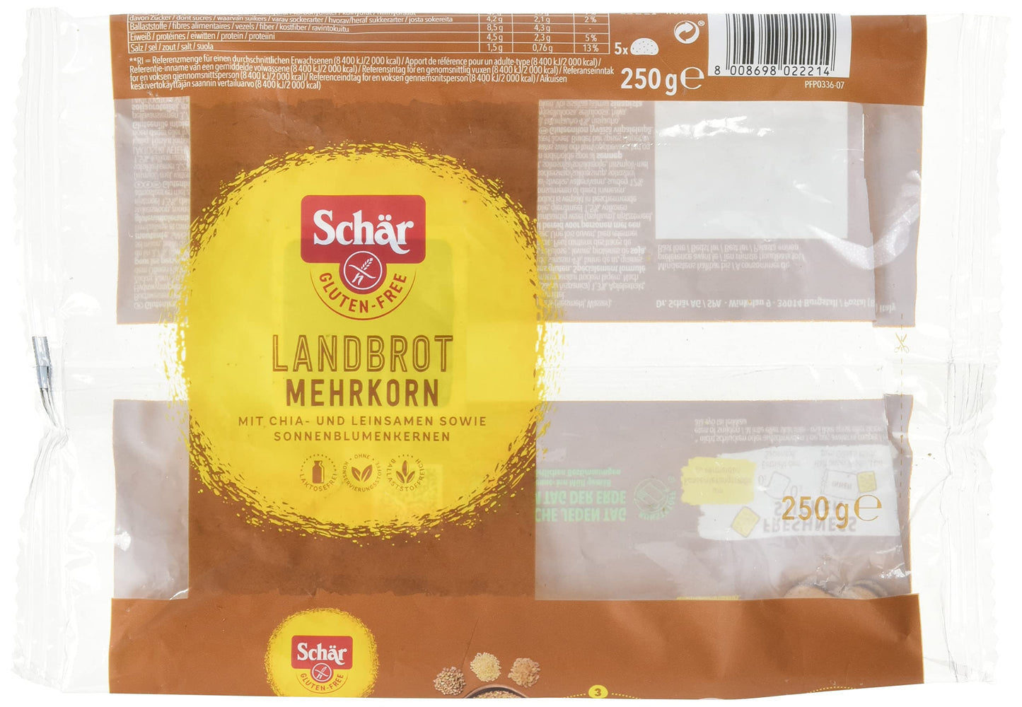 Dr. Schar Pan Casero Semillas - 250 gr
