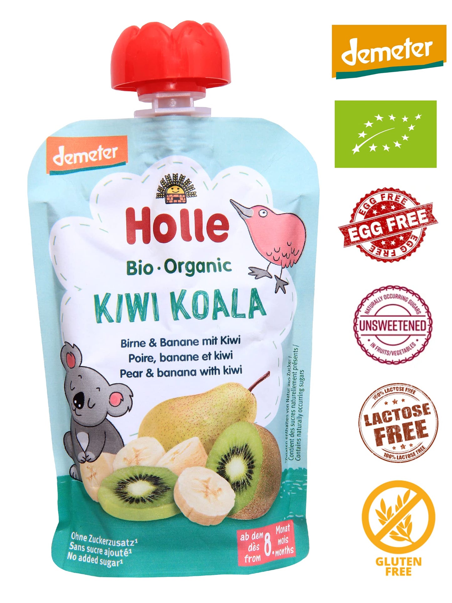 Holle Smoothie Kiwi Koala Dem 100 g (+8 Meses)