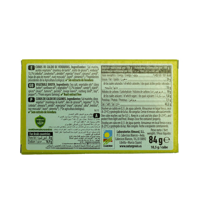 NaturGreen Cubitos Caldo Verduras, 8 cubos (Bio)