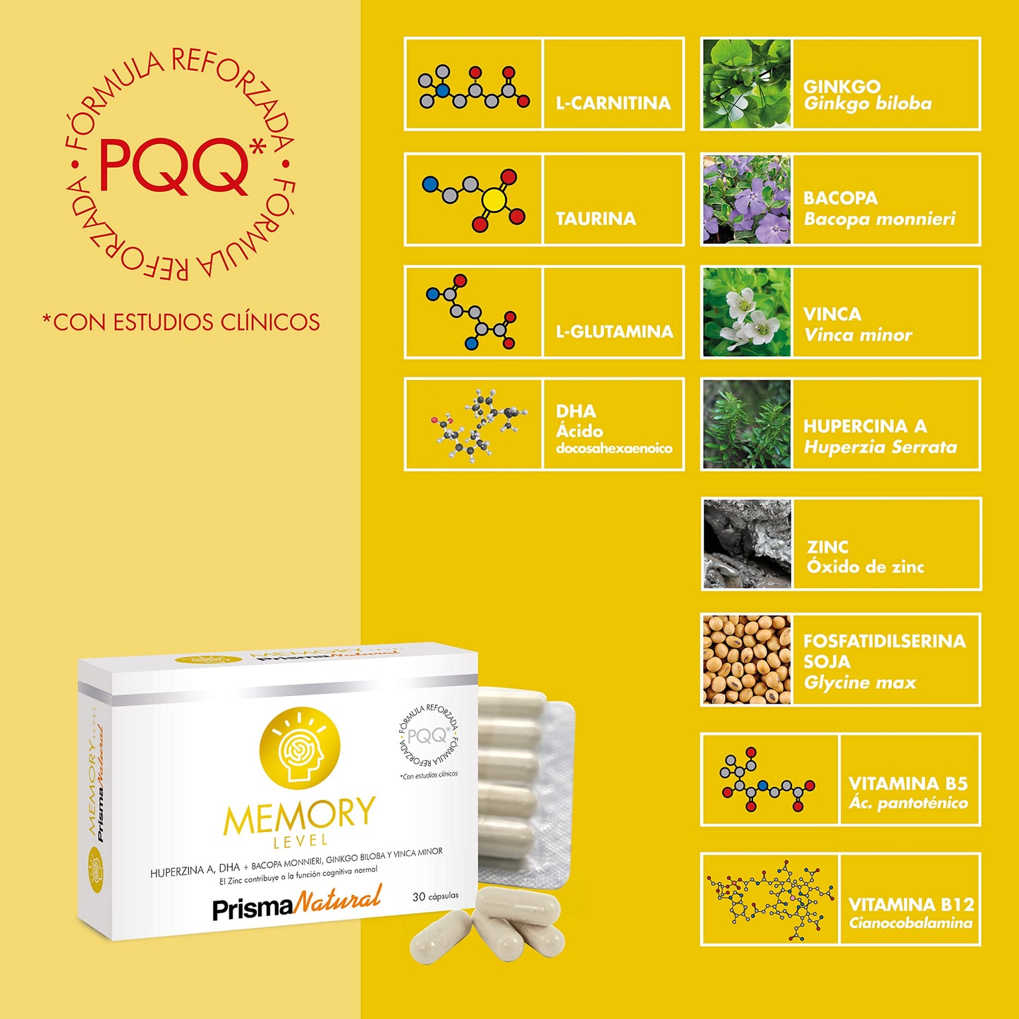 PRISMA NAT. Complemento Alimenticio - 30 Cápsulas, 25 g