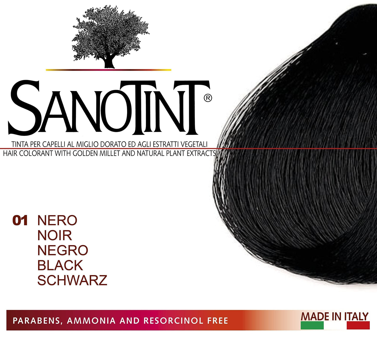 SANOTINT Classic 01 Negro, 100 g