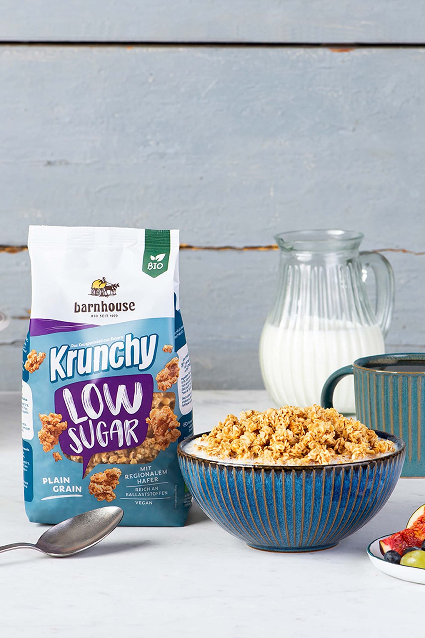 MUESLI KRUNCHY LOW SUGAR avena 375gr.BIO VEGAN